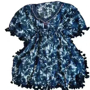 Small / Medium‎ Kaftan Pool or Beach Cover Up Debbie Katz South Beach Design